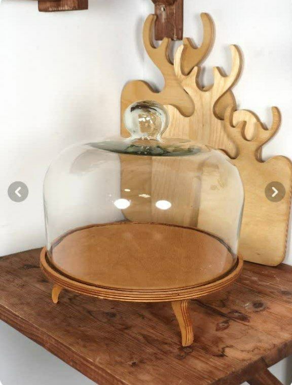 کاپ کیک سه پایه چوبی
